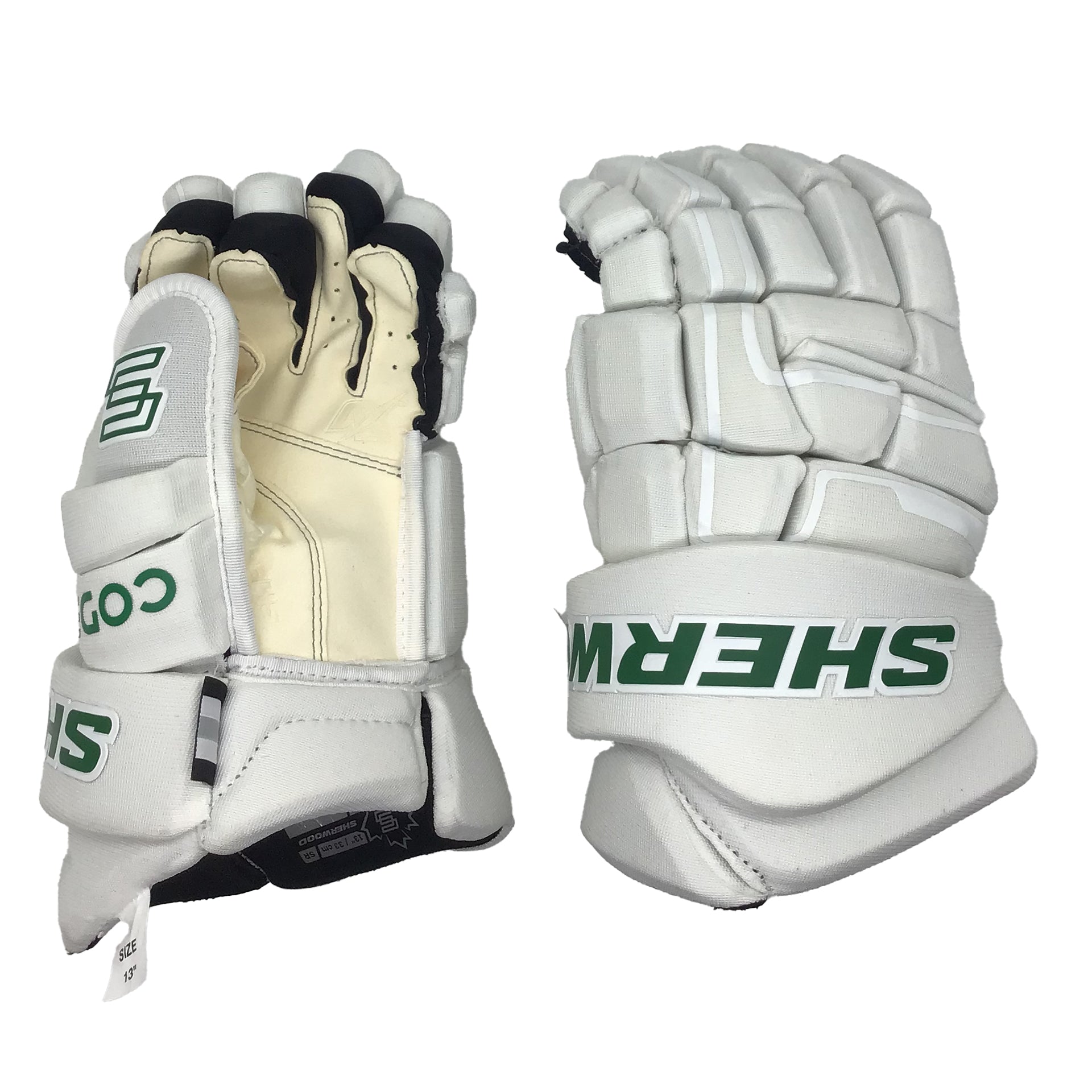 Sherwood Code Encrypt 1 - Gants d'équipe - Dallas Stars (blanc/vert)